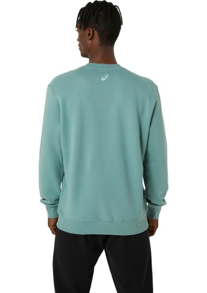 Asics Sweatshirt Erkek Yeşil Sweatshirt 2031E192-302