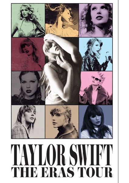 512 Art Design Taylor Swift The Eras Tour Müzik Afiş Poster 30 x 42 Çerçevesiz