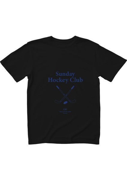 Sunday Hockey Club Tasarım Relaxed Fit Erkek Tişört fiyatları