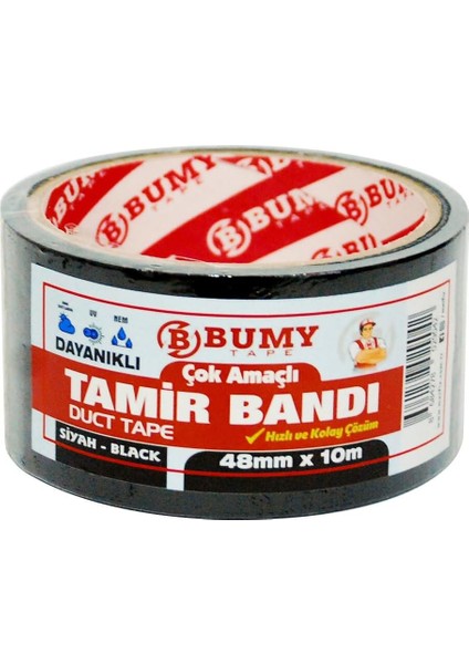 Bandı 48 mm x 10 Mt / Siyah