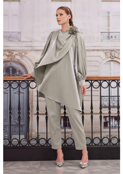 Çiçek Broş Detaylı Takım Çağla fiyatları