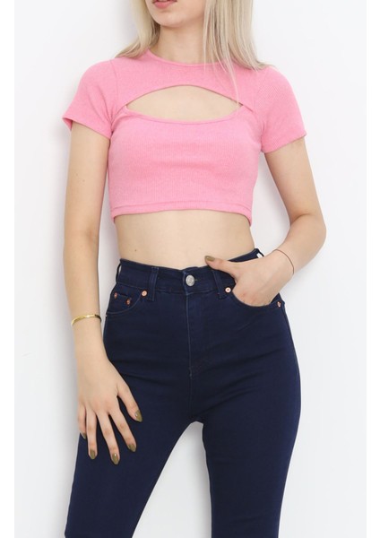 Dekolteli Crop Body Tozpembe - 4121.1567.