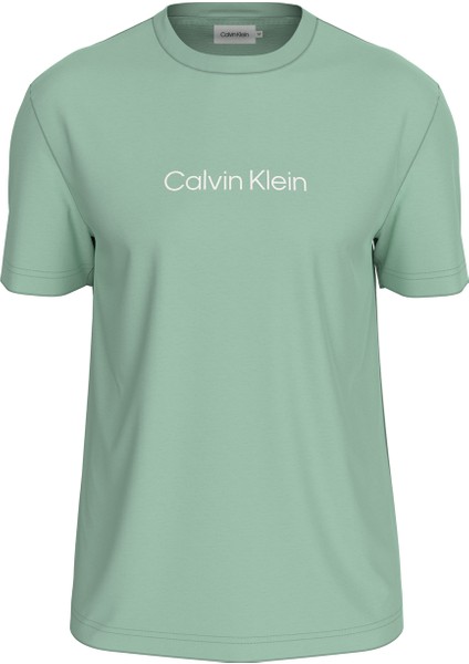 Calvin Klein Bisiklet Yaka Yeşil Erkek T-Shirt K10K111346LHH