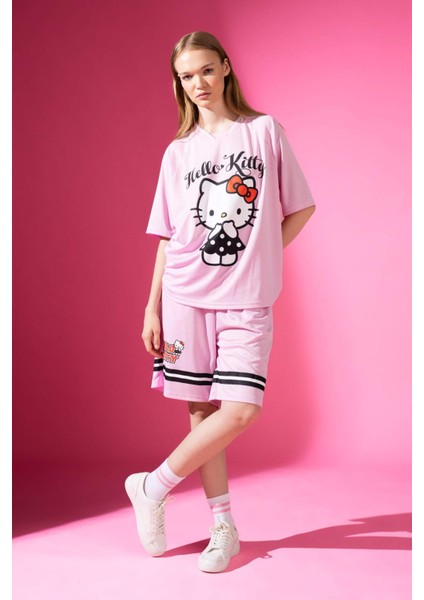 Coool Hello Kitty Loose Fit Şort D4219AX24HS