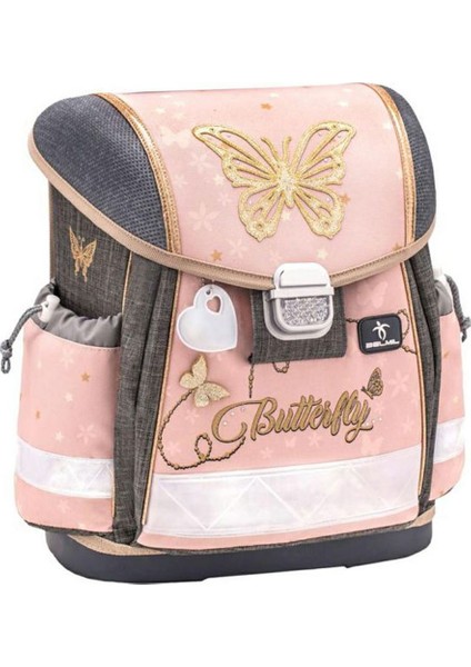 Classy Butterfly Pembe Okul Çantası 19 L Kapasiteli Ergonomik Tasarım Çocuklar İçin fiyatları