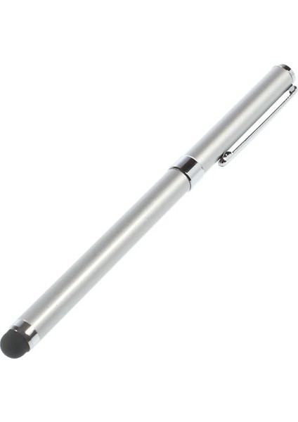 Gümüş Rengi Çok Fonksiyonlu Tükenmez ve Amp; Kapasitif Dokunmatik Ekranlı Cihazlar İçin Stylus Kalem 14CM (Yurt Dışından) fiyatları
