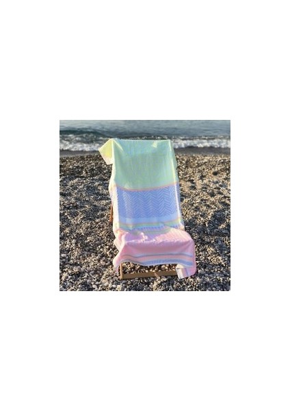 Pamuklu Neon Sarı Peştamal Havlu 170x95 Cm fiyatları