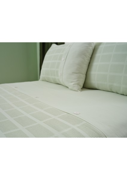 Multi Selection Nevresim Takımı + Pike Gloria Çift King Size - Yeşil