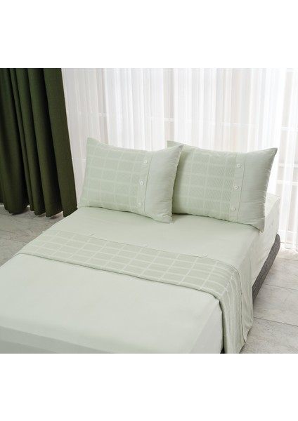 Multi Selection Nevresim Takımı + Pike Gloria Çift King Size - Yeşil fırsatları