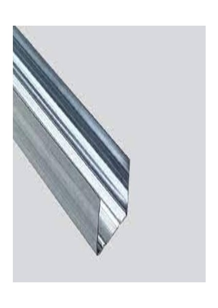 Kesimalmarket Galvaniz Tavan U Profili 0.35MM 12 Adet