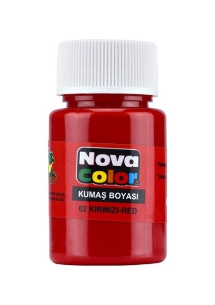 Nova Color Kumaş Boyası 35 cc Kırmızı - 2 Adet