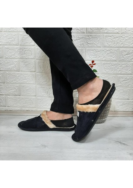 Siyah Içi Kürklü Ev Içi Tüylü Misafir Terliği indirimleri