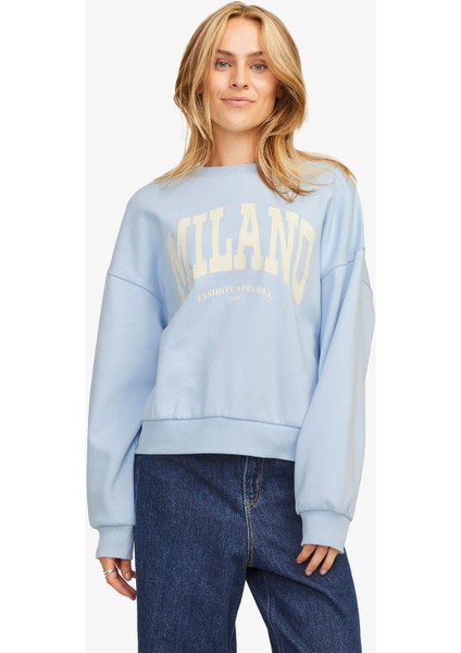 Jxmerle Kadın Mavi Sweatshirt 12260608-SKYWAY