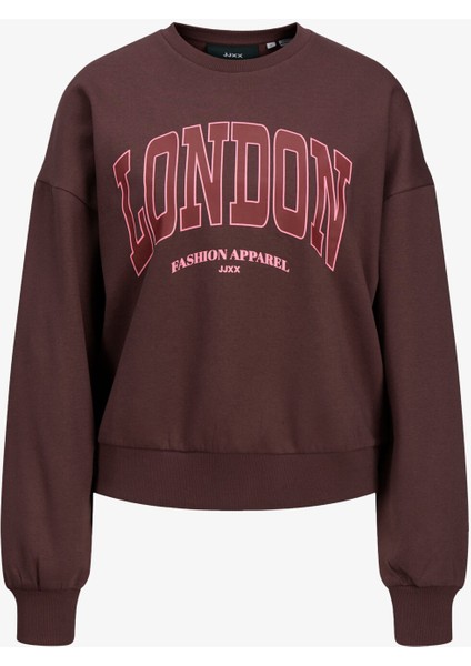 Jxmerle Kadın Kahverengi Sweatshirt 12260608-SASSAFRAS modelleri