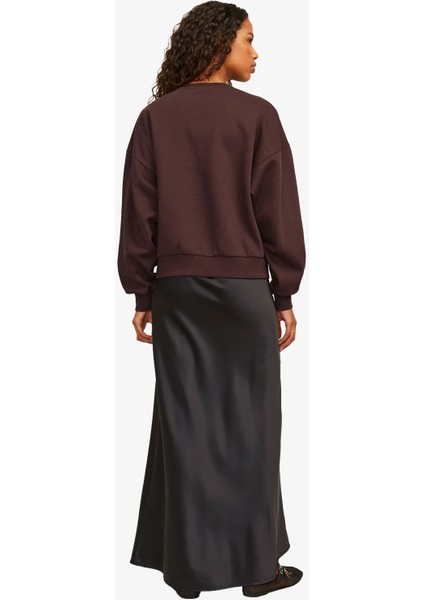Jxmerle Kadın Kahverengi Sweatshirt 12260608-SASSAFRAS fırsatları