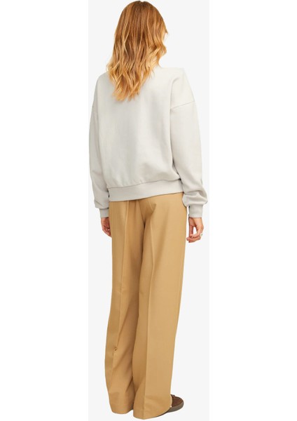 Jxmerle Kadın Bej Sweatshirt 12260608-MOONBEAM fırsatları
