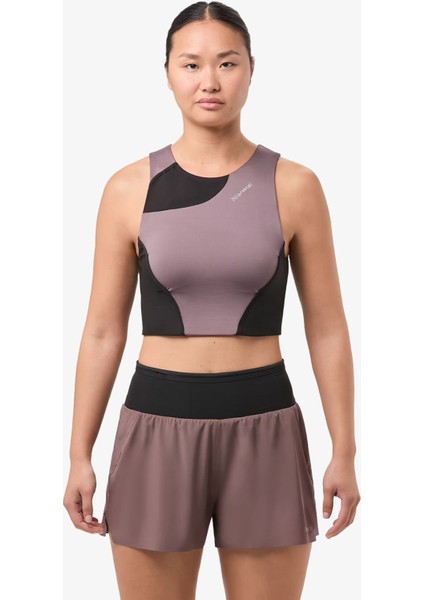 Trail Cropped Kadın Mor Spor Bra N2CWTB1-002