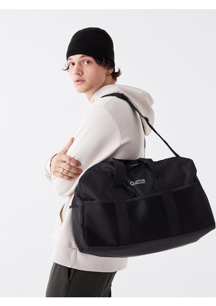 Lcw Accessorıes Yazı Baskılı Erkek Spor Çantası