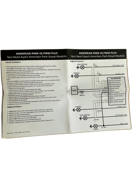 Amerikan Park Modülü Ayarlı 4 Çıkışlı Pwm Plus Iq Elektronik Marka