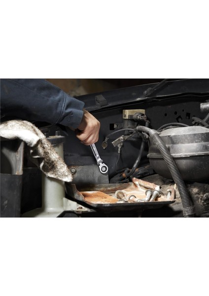 Esnek Kafa Cırcırlı Kombine Anahtar 13MM T4932480186 fiyatları