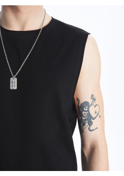 Xsıde Bisiklet Yaka Erkek Kolsuz Tişört fırsatları