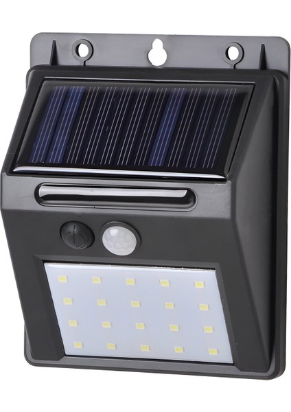 MX-9000 - 15W 6500K Soğuk Beyaz | Sensörlü Solar LED Aplik - IP65