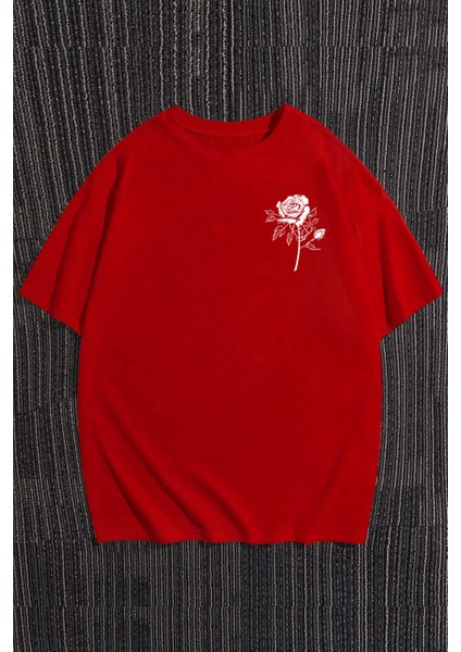 Only Trendwear Nature Blossom Baskılı Unisex Oversize Tshirt fiyatları