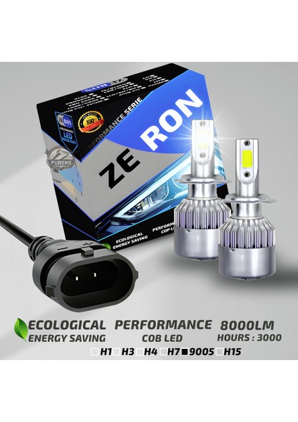 Opel Corsa D 2006-2014 Sis Farı Uyumlu Şimşek Etkili LED Xenon Performance Series H9005
