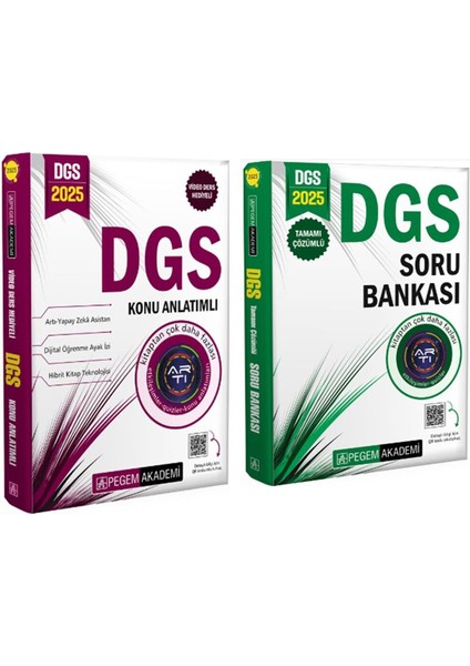 2025 DGS Konu Anlatımlı - Soru Bankası Seti 2 Kitap