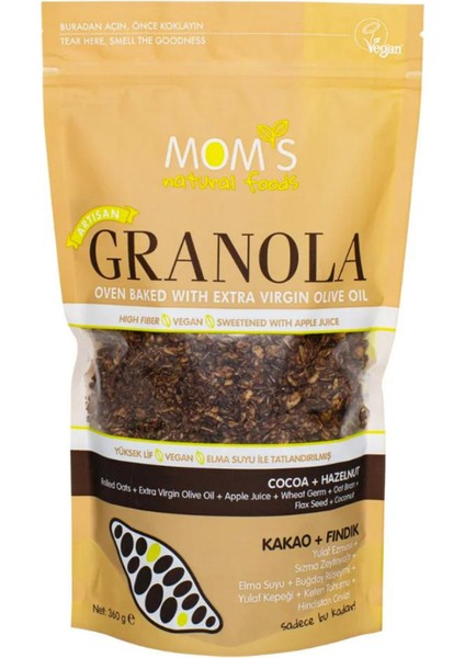 Granola Kakao Fındık 360 gr