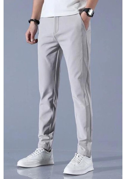 Erkek Düz Likrasız Serj Baskısız Günlük Rahat Kumaş Lise Okul Pantolonu fiyatları