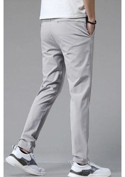 Erkek Düz Likrasız Serj Baskısız Günlük Rahat Kumaş Lise Okul Pantolonu modelleri