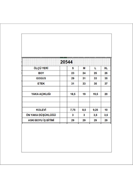 Ip Askılı Büstiyer 20544 Füme indirimleri
