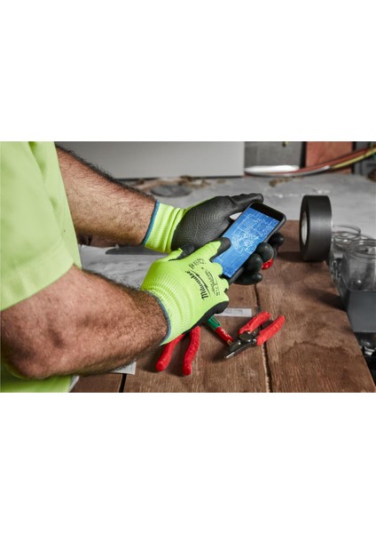 Yük Görünürlüklü 2. Der Kesik Korumalı Eldiven 8/m T4932479922 modelleri