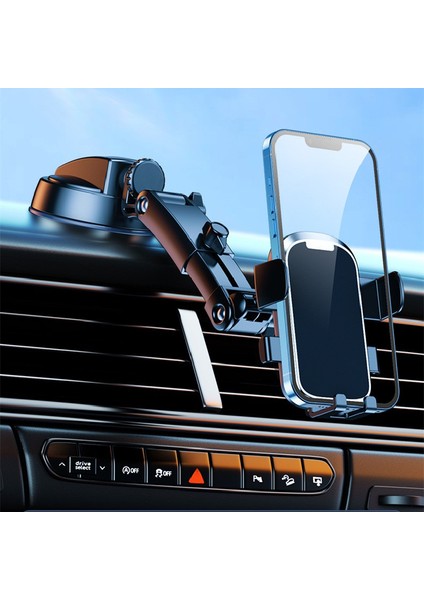 Torpido Üstü 360 Derece Dönebilen 25,5 cm Telefon Tutacağı Krom / SYTE200 fırsatları