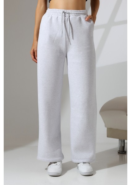 Şardonlu Penye Kompakt Paçası Geniş Kışlık Palazzo Eşofman Altı 21776 Karmelanj fiyatları