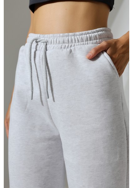 Şardonlu Penye Kompakt Paçası Geniş Kışlık Palazzo Eşofman Altı 21776 Karmelanj modelleri