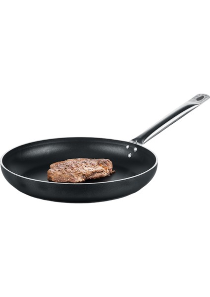 24 cm Bistro Maksi Tava, Horeca Non-Stick Kızartma Tavası 24 cm (Çelik Boru Kulp)