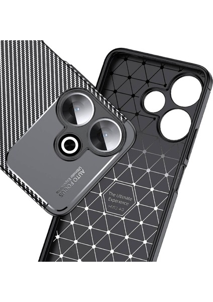 Xiaomi Redmi 13 4g Kılıf Karbon Desenli Lux Negro Silikon fiyatları