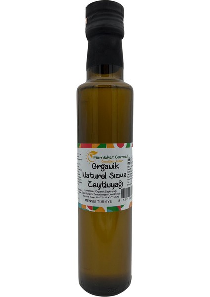Organik Naturel Sızma Zeytinyağı 250 ml
