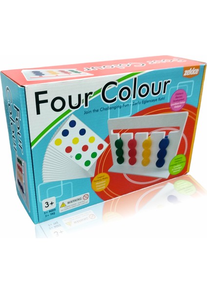 Four Colour Oyunu - Montessori Zeka Oyunu - Rubik Abaküs