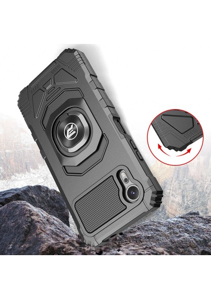 Samsung Galaxy Xcover 7 Pro Kılıf Yüzüklü Manyetik Ultra Korumalı Blok Kapak fırsatları