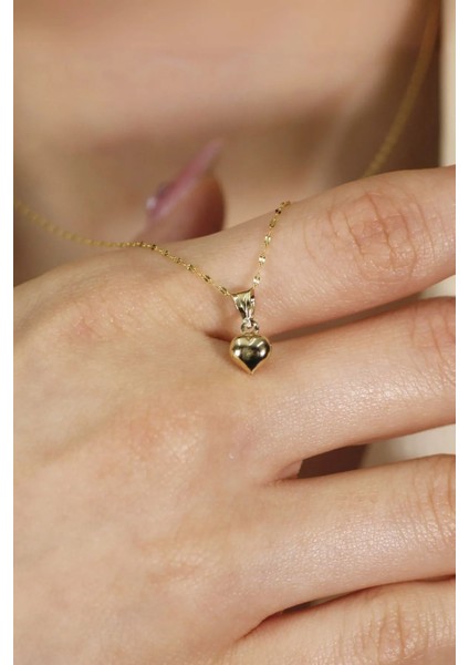 14 Ayar Altın Kalp Kolye fiyatları