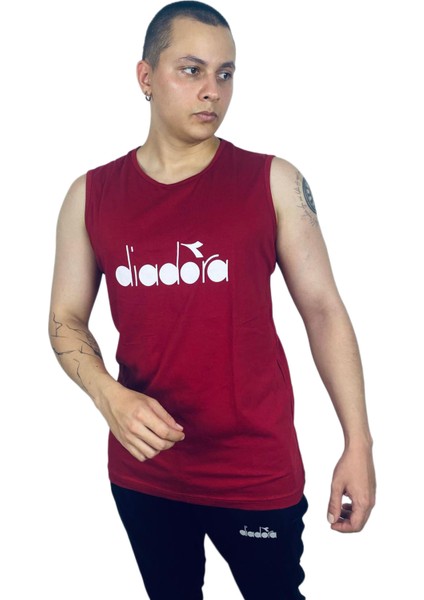 Therm Erkek Bordo Kolsuz T-Shirt - 1ATL01-BORDO