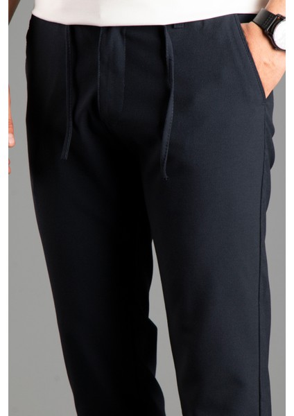 Erkek Lacivert Keten Pantolon modelleri