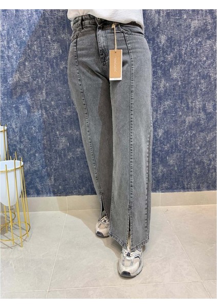 23Y2699 Magazin Pantolon Denim Önü Çizgili - Magazin - 23Y2699 - Kahve