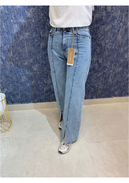 23Y2699 Magazin Pantolon Denim Önü Çizgili - Magazin - 23Y2699 - Buz M