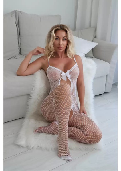 Night Black Fantazi Vucut Çorab