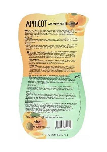 Apricot Anti-Stress Heat Therapy Mask 14 ml