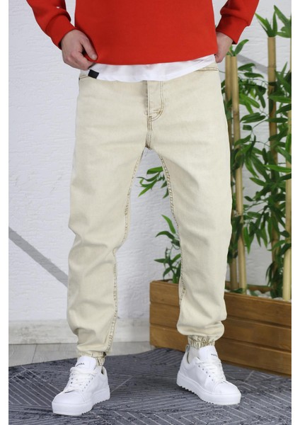 Erkek Paçası Lastikli Boyfriend Kot Pantalon 656 modelleri